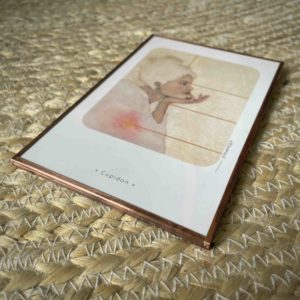 Encadrement spécial carte postale (non démontable)